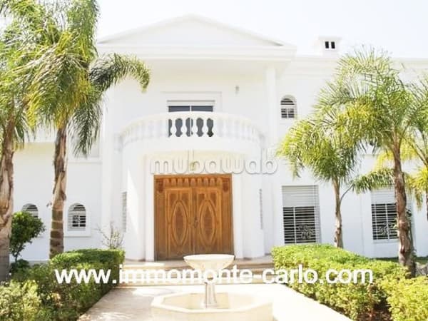Location villa de prestige au quartier Souissi