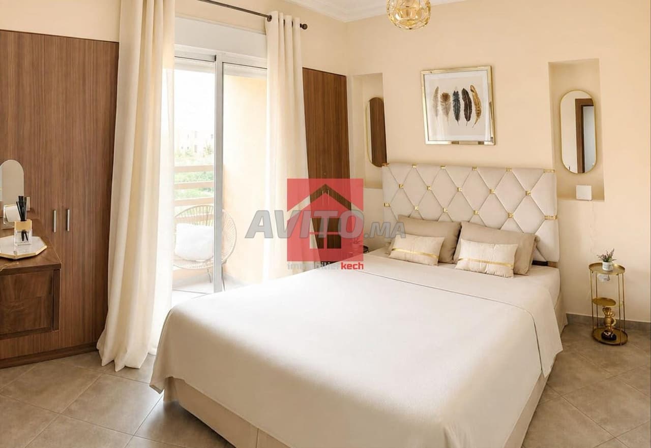 Appartement meublé chic avec balcon 😍 à louer mensuellement