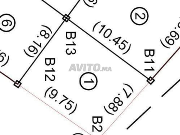 Commercial land with title deed, city centre Tiznit