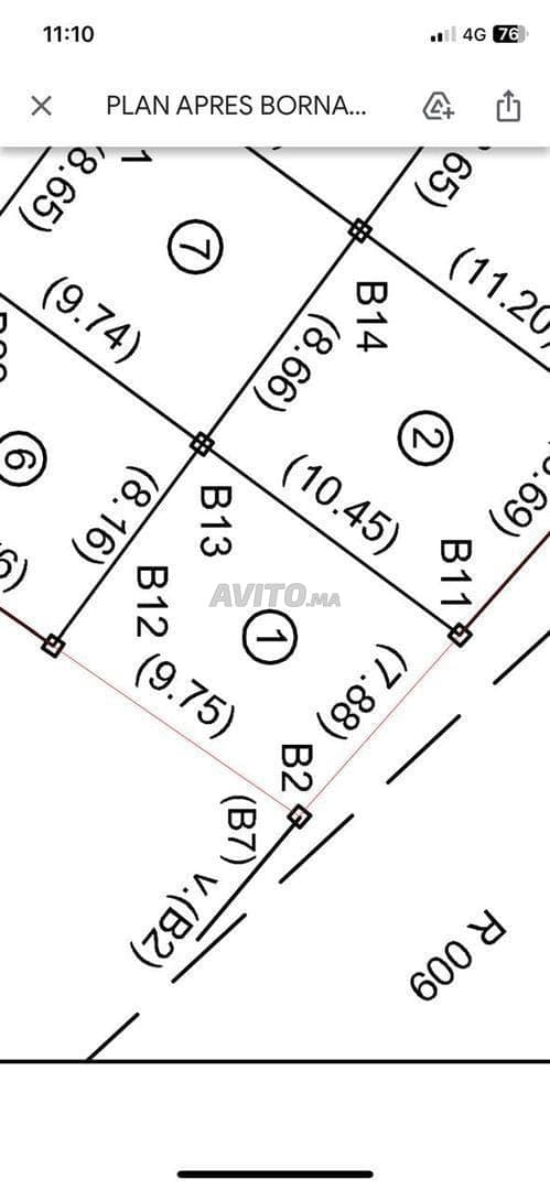 Commercial land with title deed, city centre Tiznit