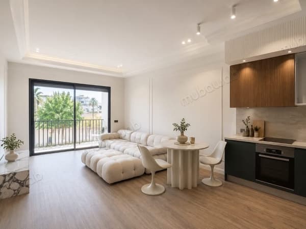 Palmier apartment 2 bedroom living room