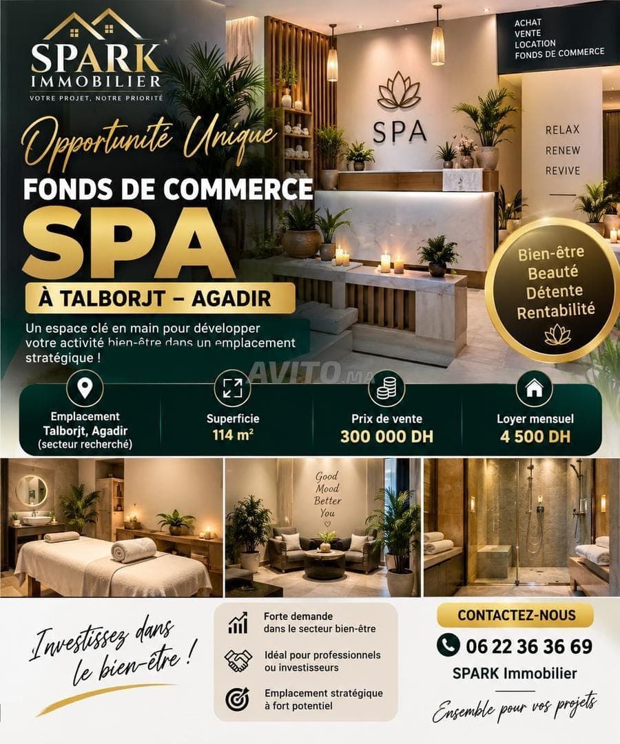 Spa business for sale