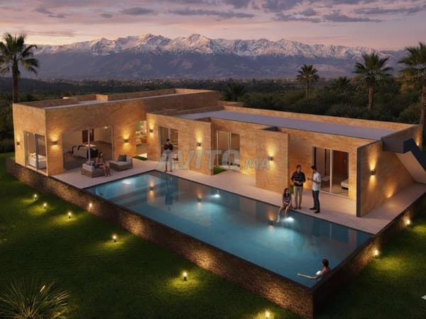 Finished villa on the Amizmiz road