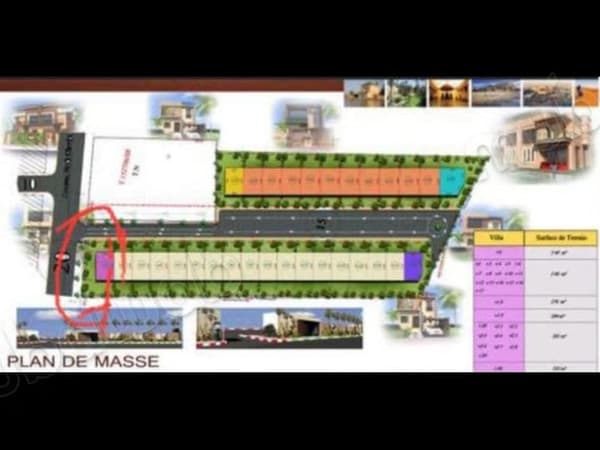 Beau terrain à la vente à Hay Targa. Superficie 509 m²
