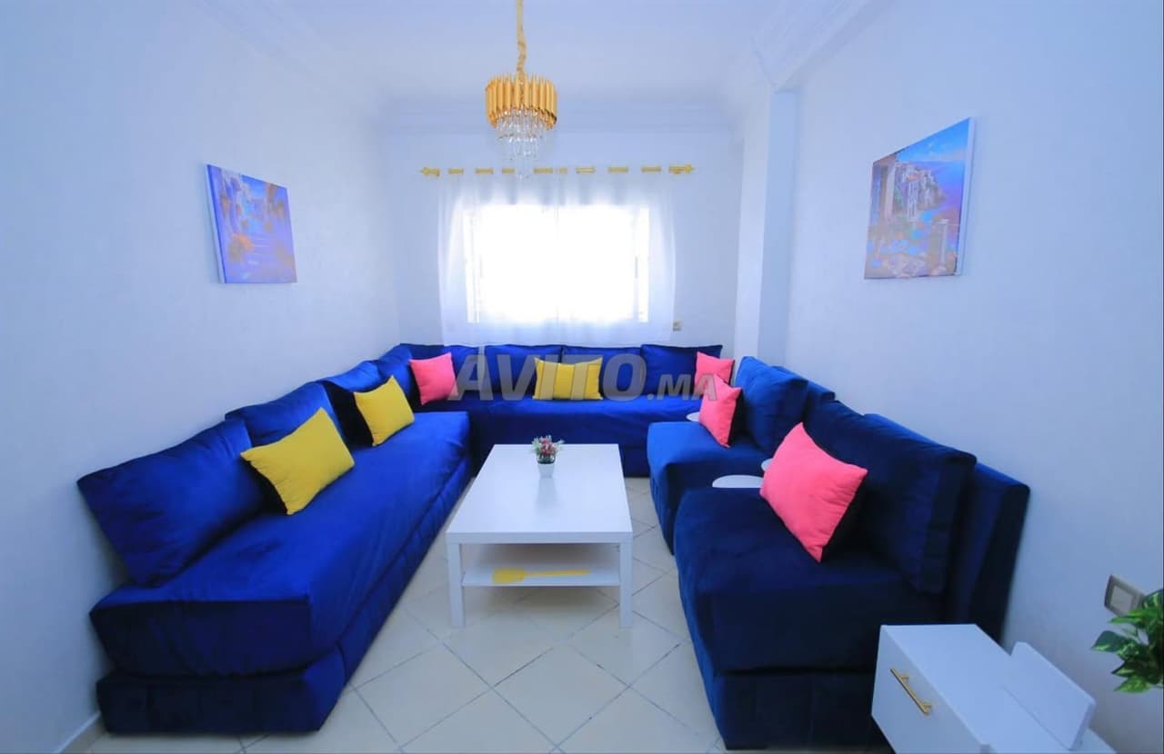 Appartement mahfadha en sous-sol de 3 chambres à Martil