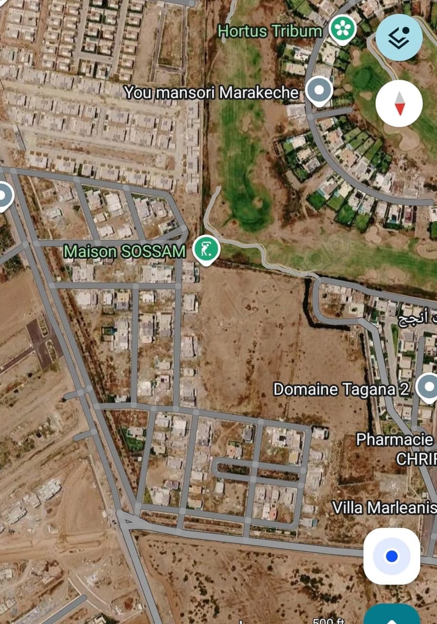 Villa Plots 370 m² 2 Frontages in Chrifia Marrakech