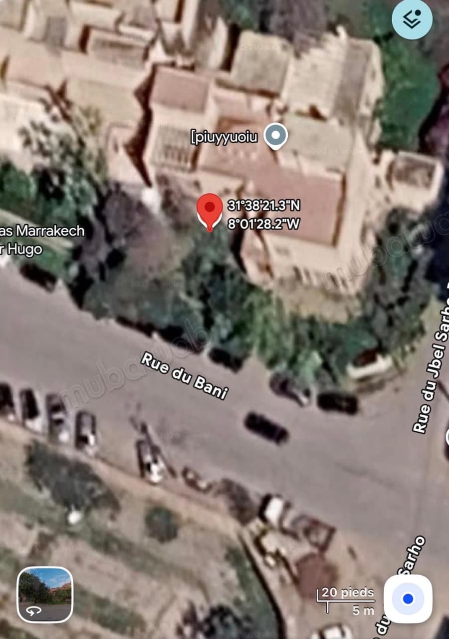 Corner Plot 610m² – Victor Hugo, Guéliz – R5 Project