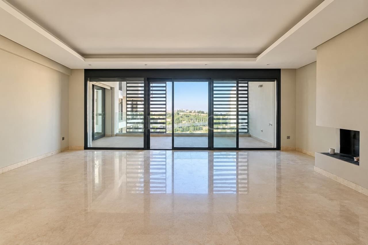 Location Appartement 180m2 2chambres étage élevé avec vue sur mer Ain Diab, Casablanca