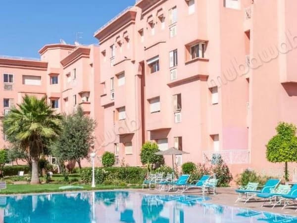 Location appartement Marrakech longue durée – 2 chambres en résidence sécurisée avec…