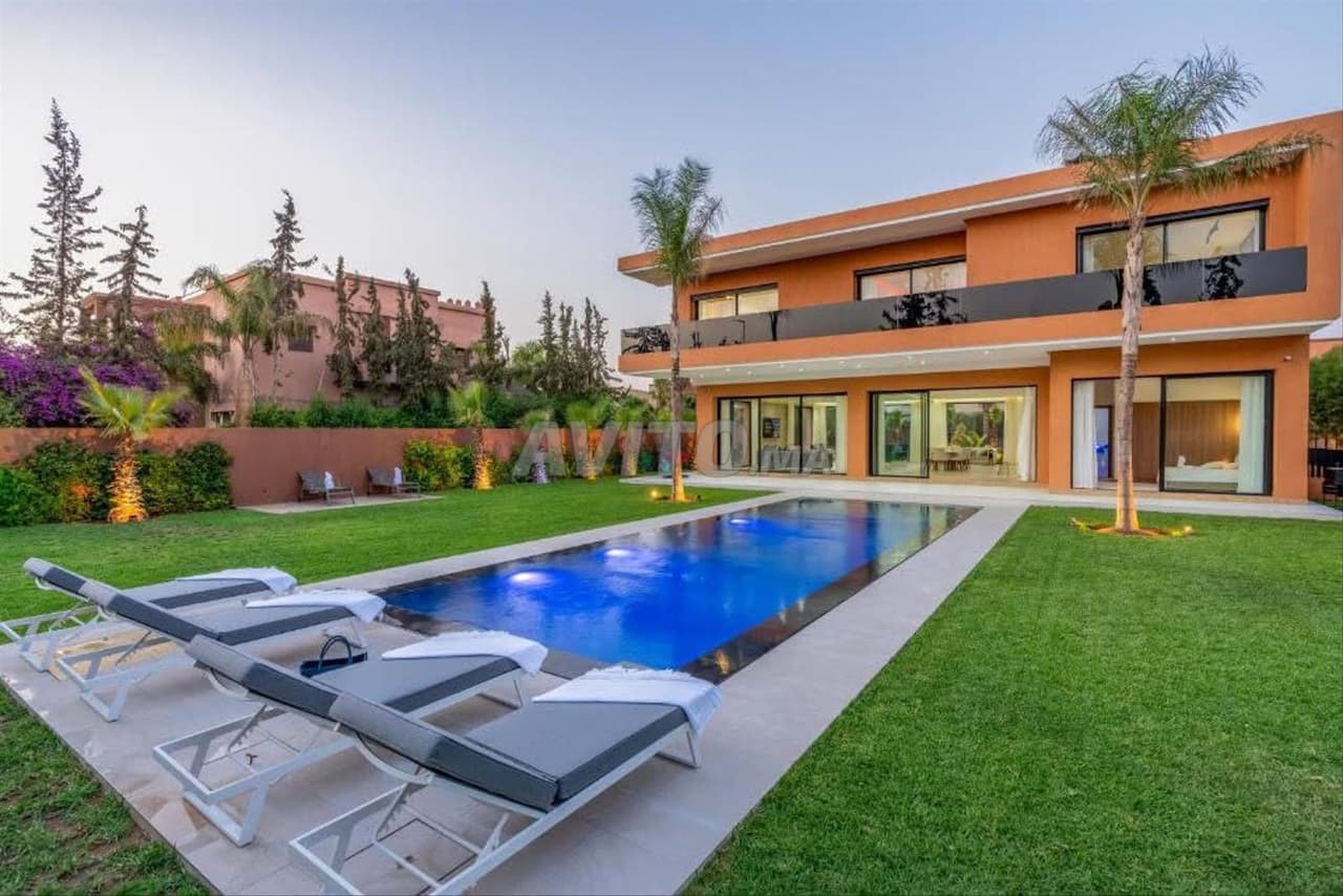 Terrain villa titré résidence 15min Marrakech