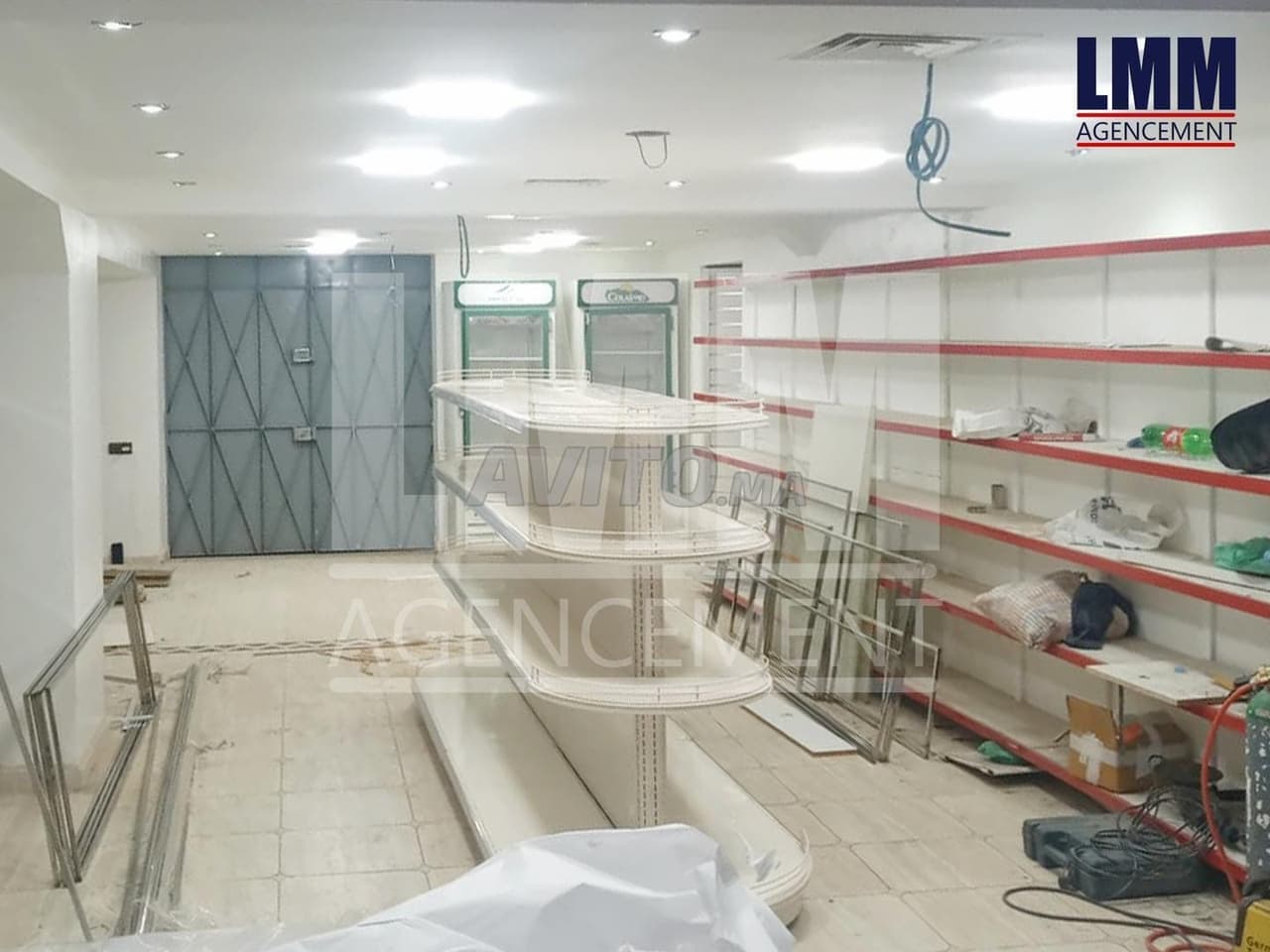 Allestimento di negozi e supermercati