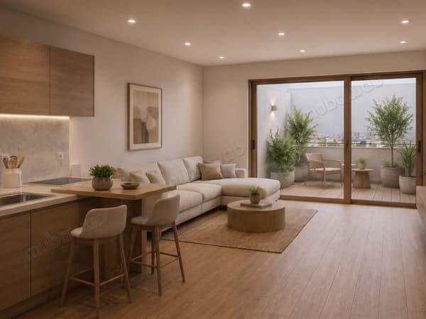 شقة فاخرة مساحتها 63 م² مع شرفة للبيع على التصميم – Guéliz / Majorelle