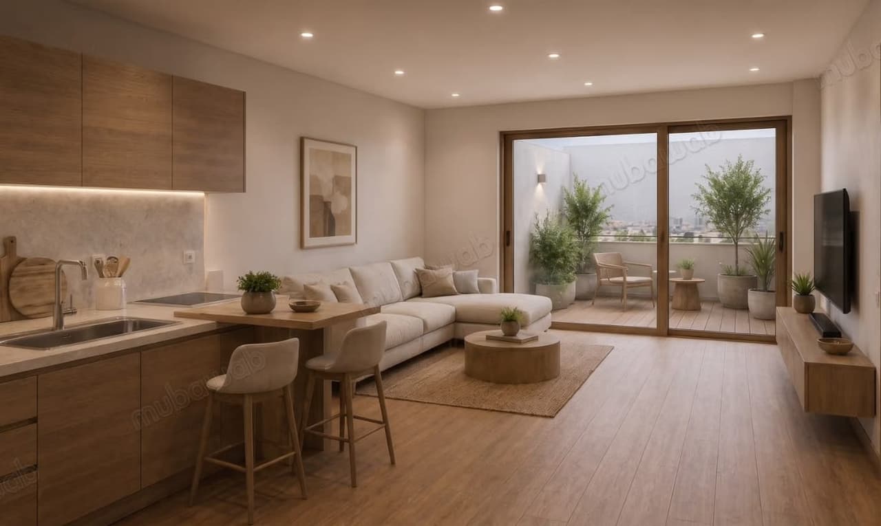 Apartamento de lujo de 63 m² con terraza en venta sobre plano – Guéliz / Majorelle