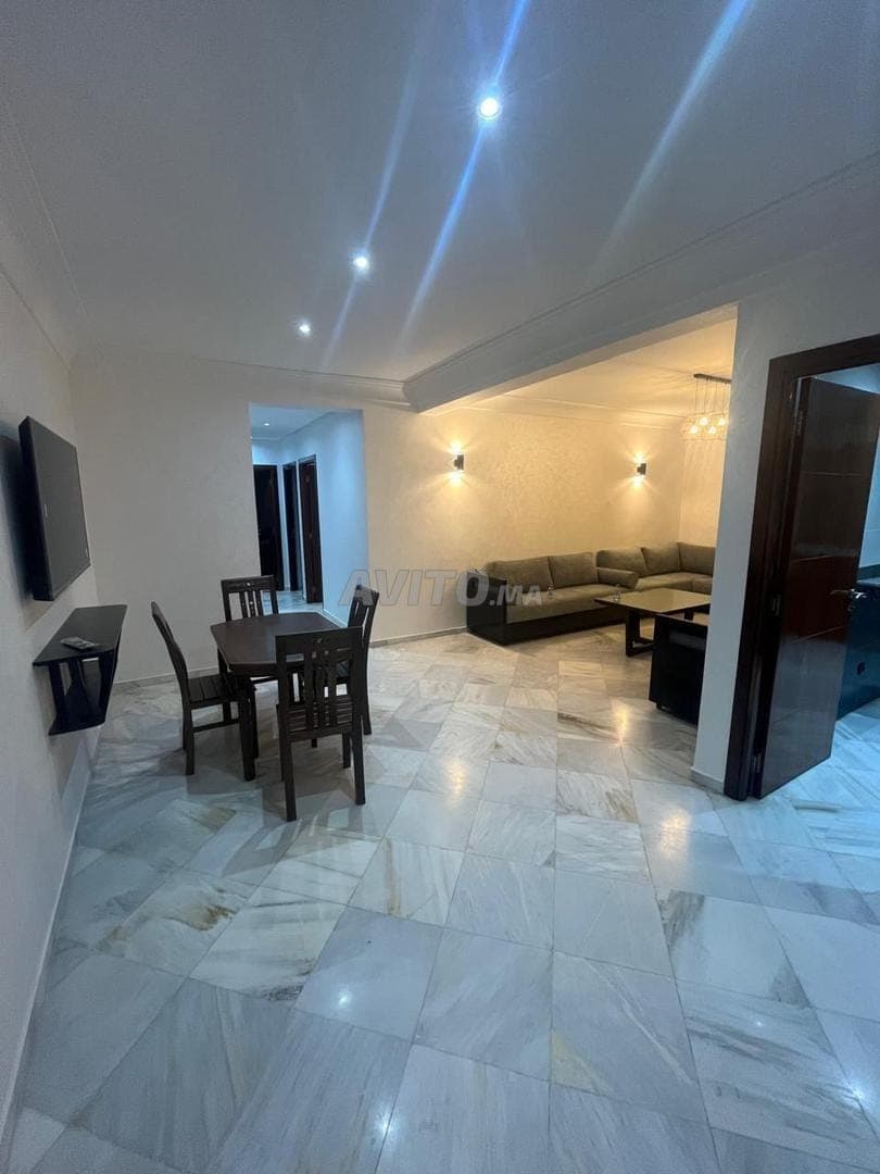 Appartement meublé de 94 m² à louer à Sala jadida