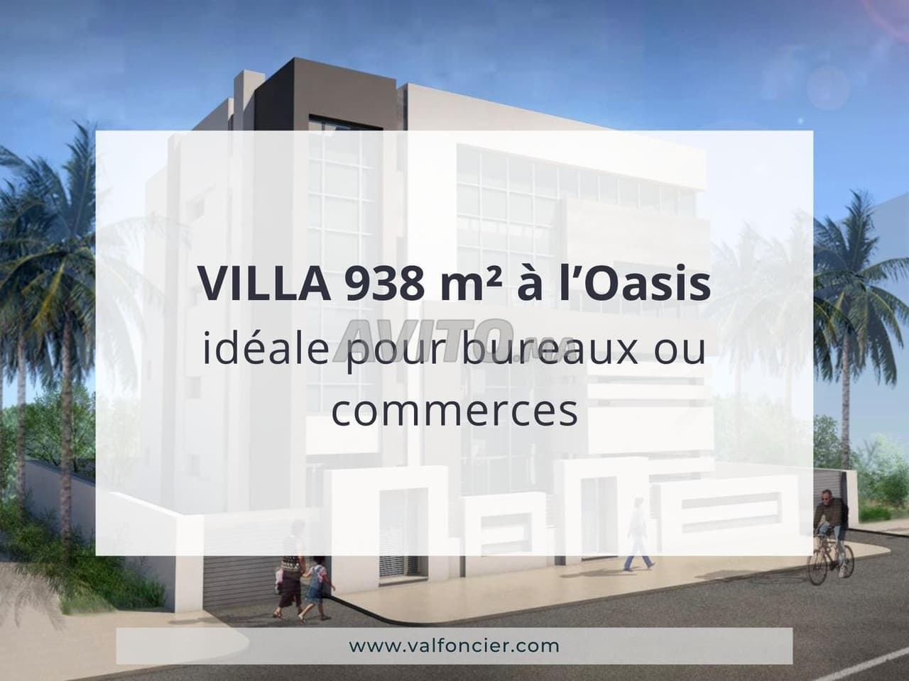 Villa d'angle commerciale 938 m² Oasis, Casablanca