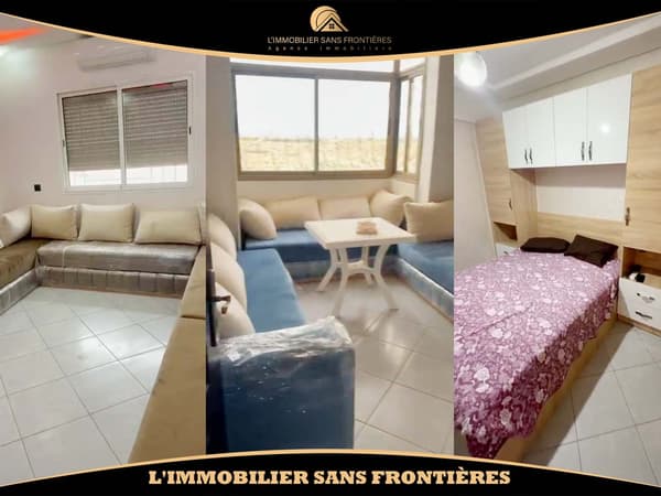 Gemeubileerd appartement van 53 m² Route d’Amizmiz – 2 slaapkamers, terras, airconditioning en…