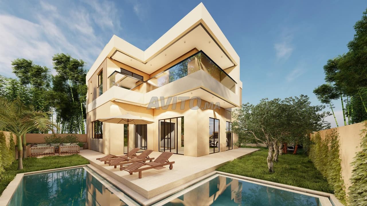Trois villas semi-finies Atlas Golf Resort