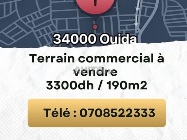 Commercial land 190m2 for sale