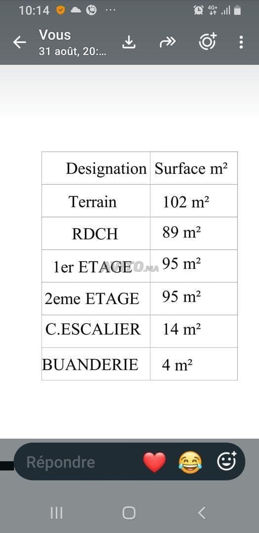 Maison à vendre 102m²
