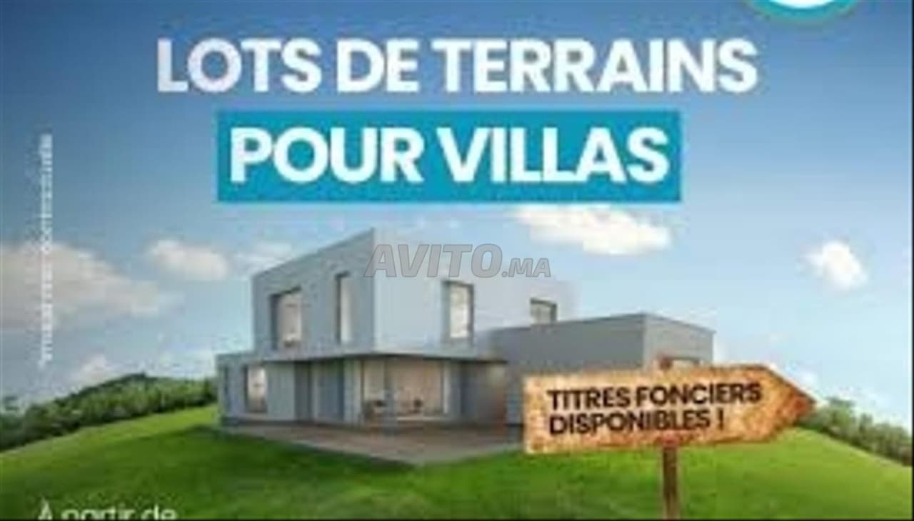Lot de villa de 707 m² 2 façades à Targa Marrakech