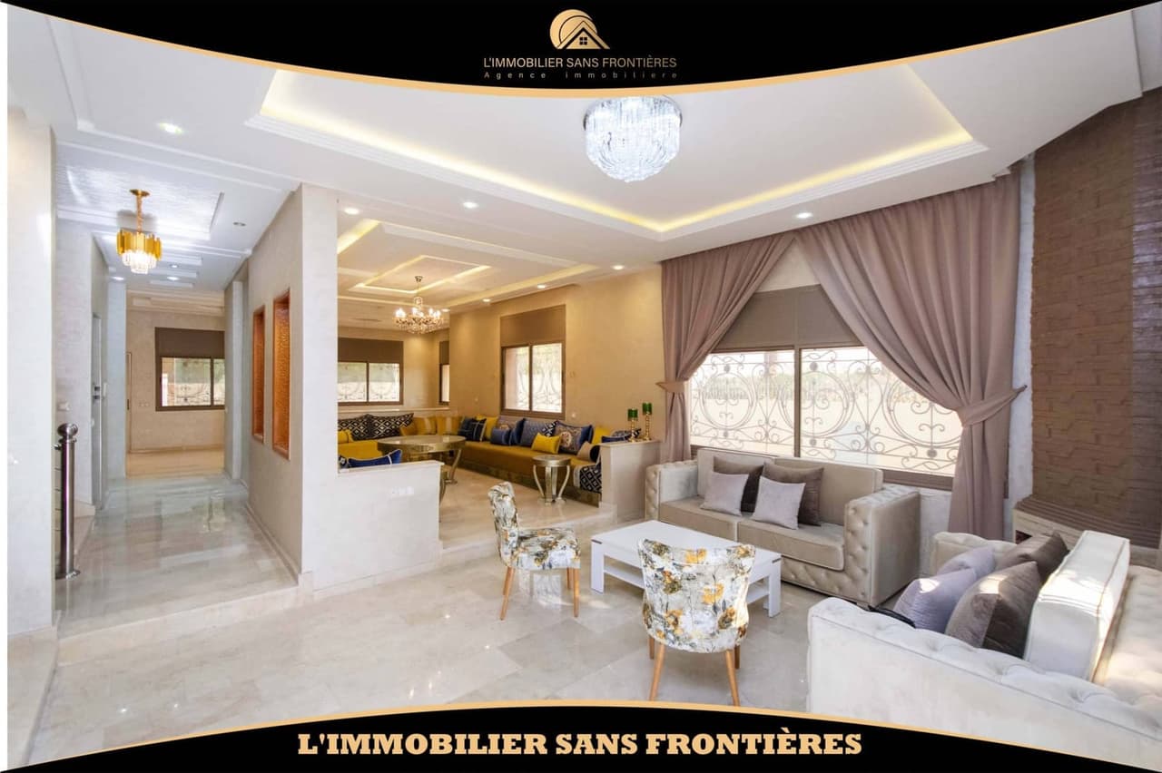 Leerstehende Villa zu verkaufen in Les Portes de Marrakech, Marrakech, Pool 8 x 4 m, 460 m²