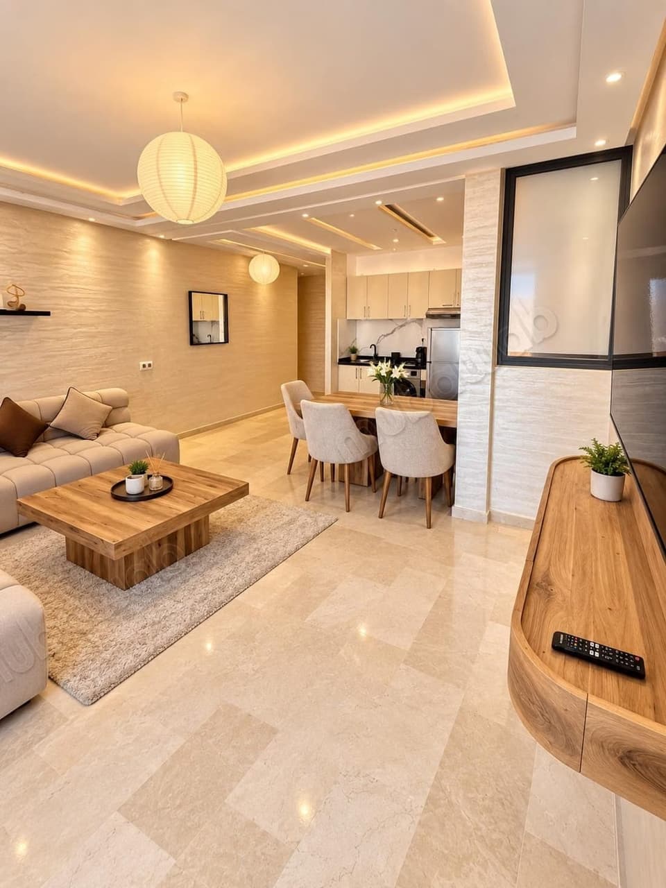 Moderne appartement meublé à louer en plein cœur de Guéliz