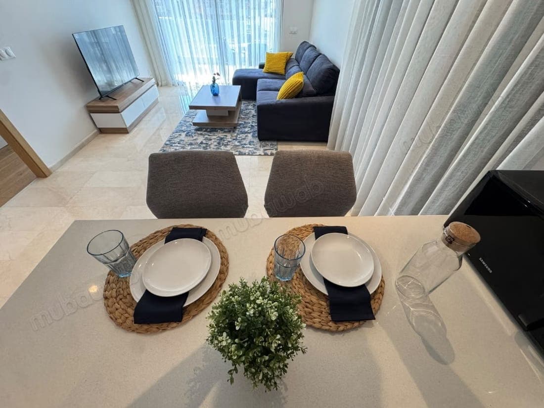 Apartment for rent in Casablanca Finance City. Area of 62 m²