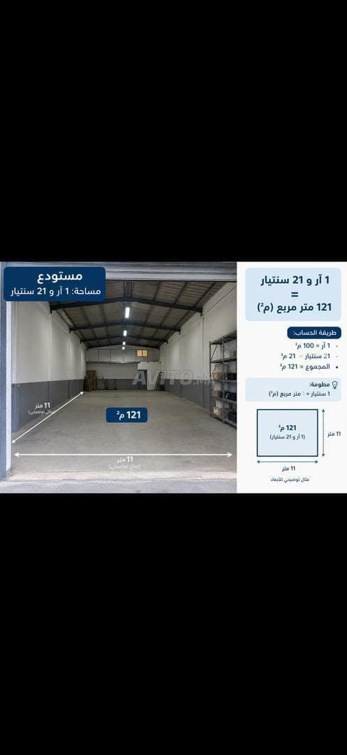مستودع وورشة عمل