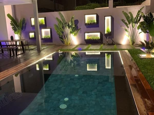 Villa voor gemeubileerde verhuur in Bouskoura 45000dh