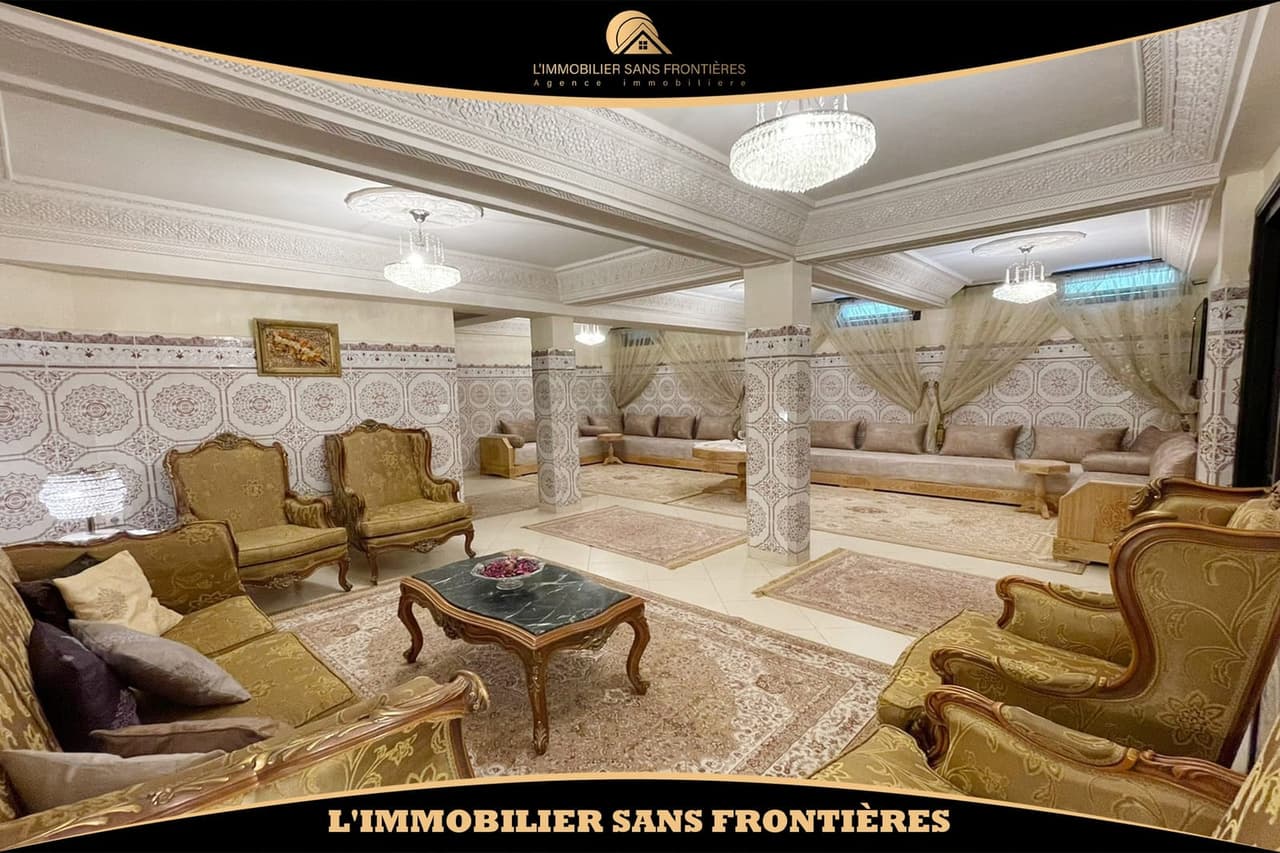 Möblierte Luxusvilla zum Verkauf in Bouakkaz, Marrakech – Privatgarten – 300 m