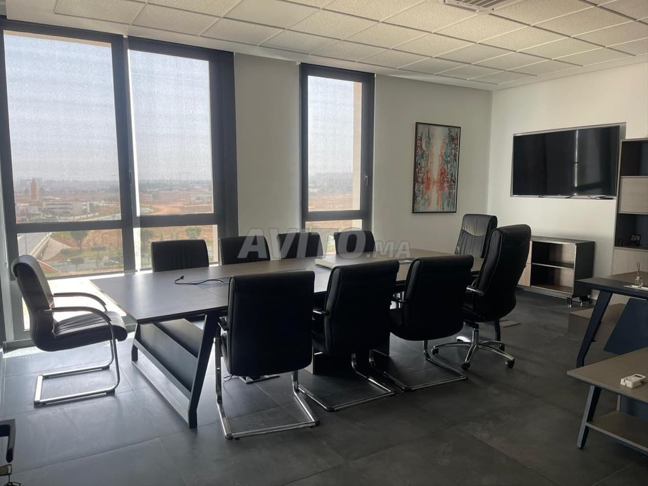 Plateau de bureau meublé à louer – Sidi Maarouf