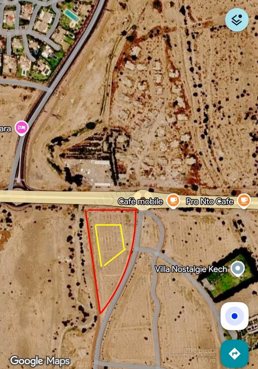 Terrain idéal pour l’investissement au km 2 vers route de fès