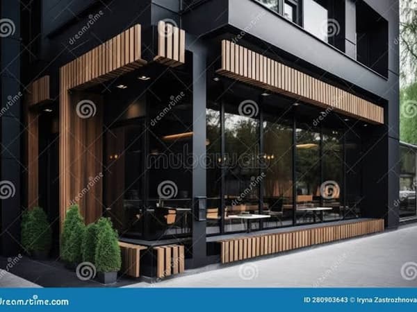 Café deux façades luxe centre hamria récemment rénovée