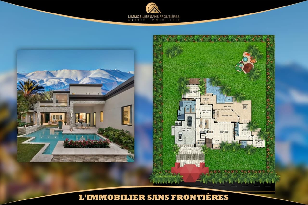 Terrain à vendre – Zone Villa – Route d’Amizmiz km 17, Route d’Amizmiz