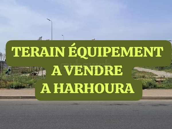 Terain de 14000 m2 équipement à vendre à Harhoura