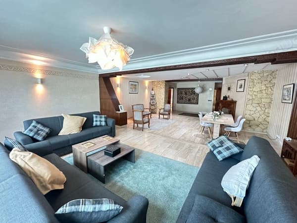 Very large family apartment for rent, furnished, 3 bedrooms on blvd GHANDI