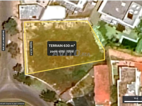 Bouwgrond villa 630 m², gevel 22,5 m, volledig dossier