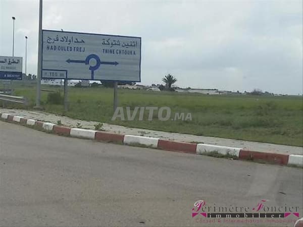 Tnine Chtouka beau terrain à vendre 10000m²