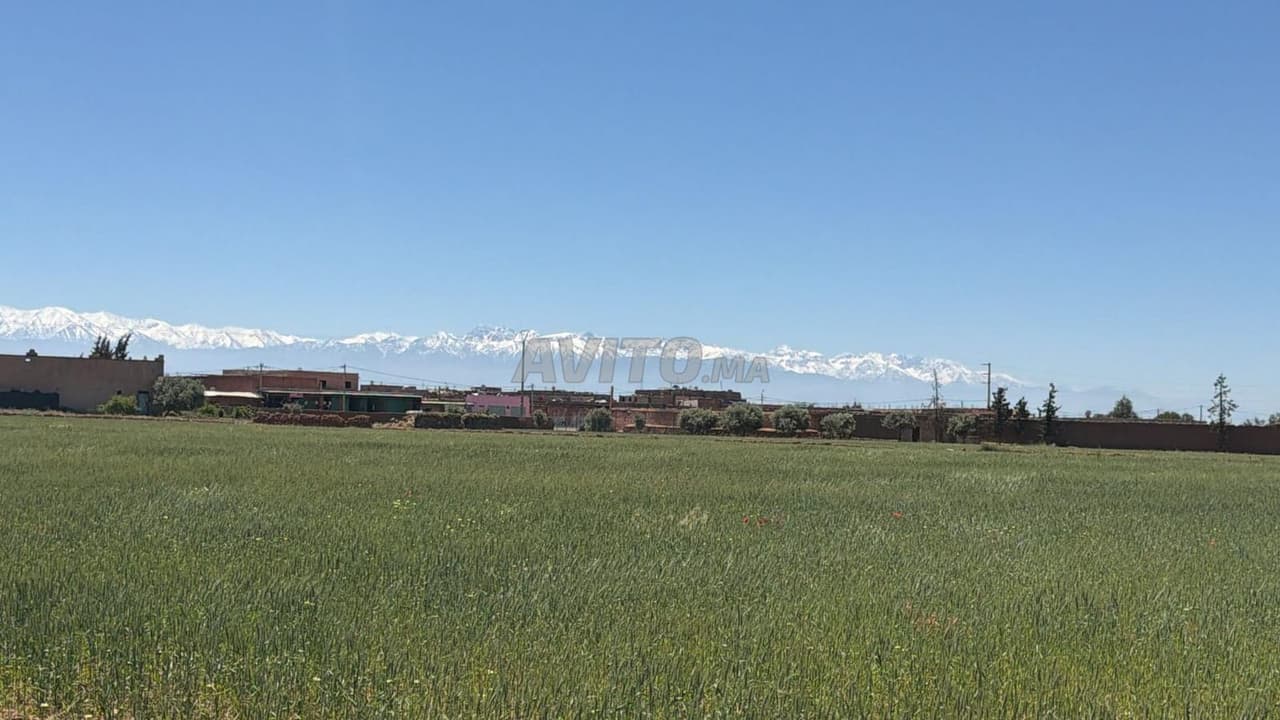 Terrain 10 200 m2 Bord de goudronnée, rte de Fès