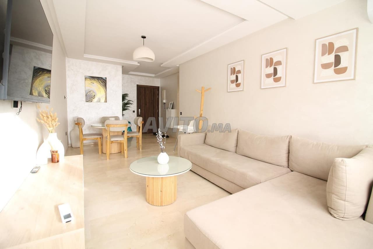 Nour confort T3 meublé, terrasse et piscines