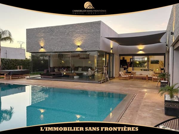 Villa meublée à vendre — Piscine chauffée 11×6 m – Route d’Ouarzazate Km 16, Marrakech