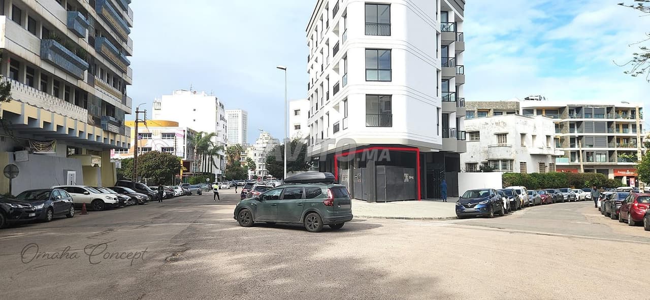 Local Commercial Angle 115m2 Gaine Terrasse Palmier