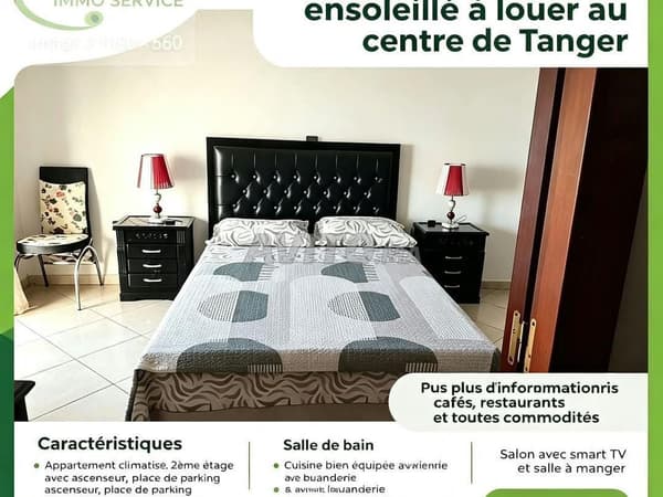 Gemeubileerd Appartement te Huur in Tanger