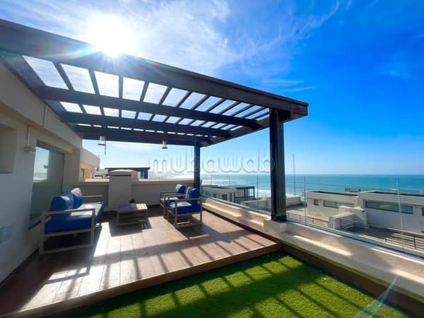 Location Villa à Dar Bouazza – Vue Mer, Piscine