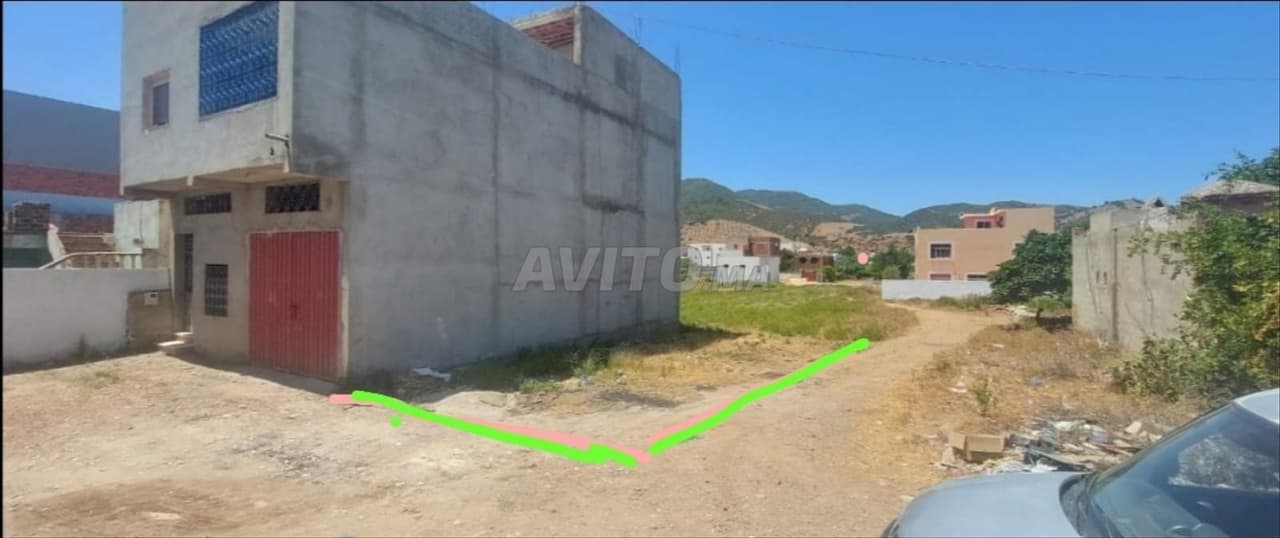 Terrain privé à vendre à Amssa