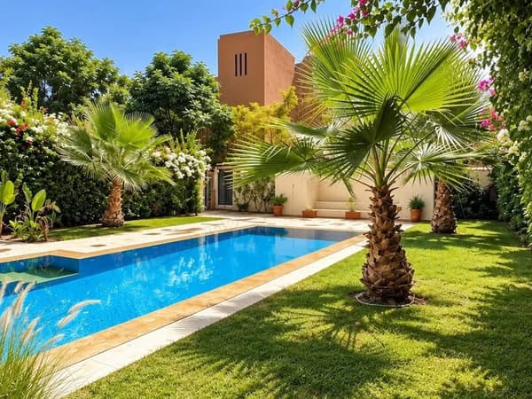 Maison de luxe à vendre à golf el maaden Surface de 500 m². Meublé
