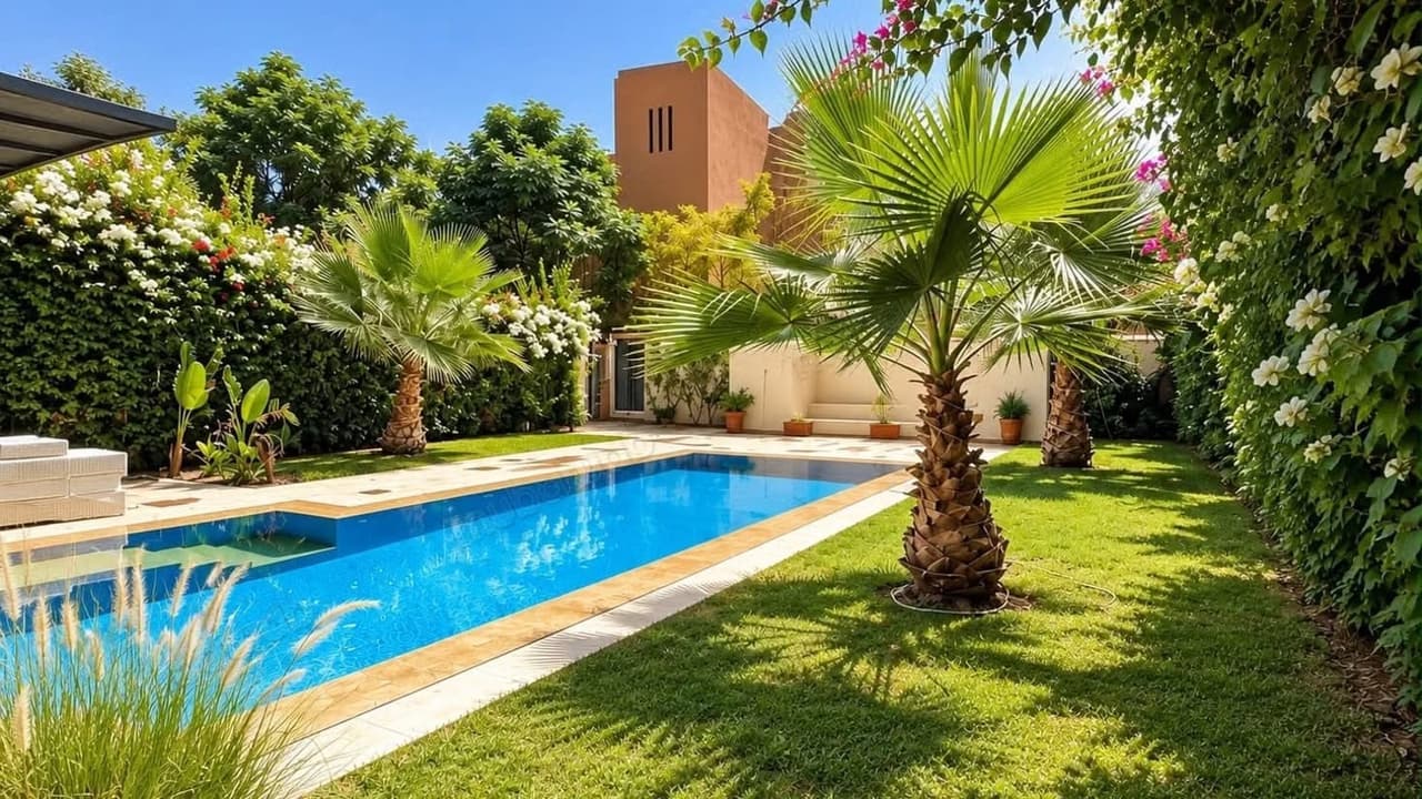 Maison de luxe à vendre à golf el maaden Surface de 500 m². Meublé
