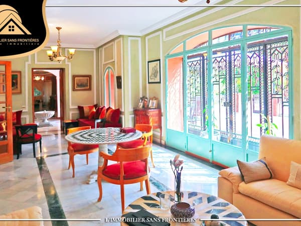 Ensemble immobilier meublé à Route d’Ouarzazate km13, 3 villas + zone SA2, Marrakech : à…