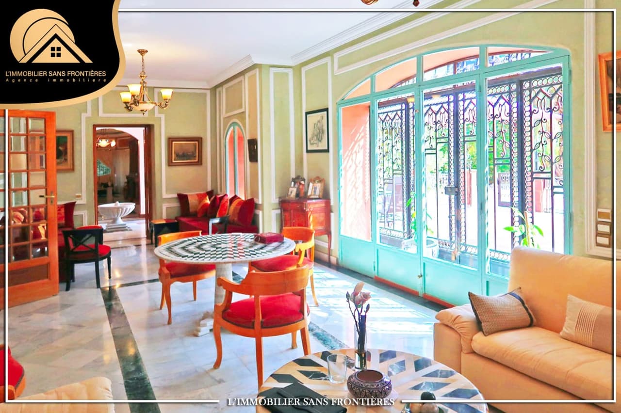 Ensemble immobilier meublé à Route d’Ouarzazate km13, 3 villas + zone SA2, Marrakech : à…