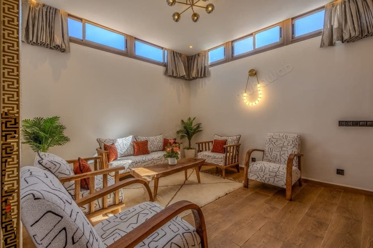 Wohnung zum Verkauf in Guéliz. 3 gemütliche Zimmer. Möbliert